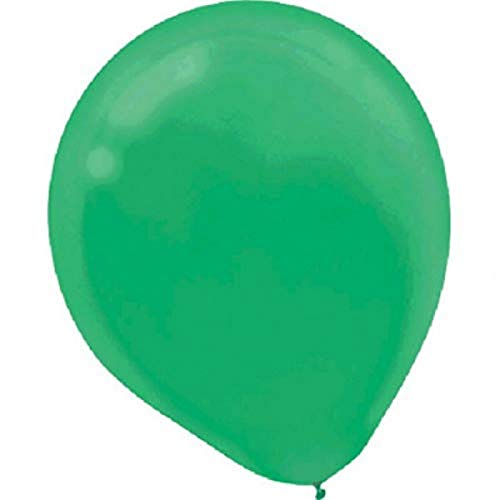 Festive Green Latex Balloons - 5" Pack of 50 for Parties