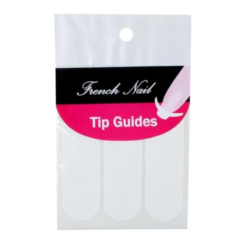 French Manicure Nail Guide Stickers - 240 Pcs Self-Adhesive Moon Strips