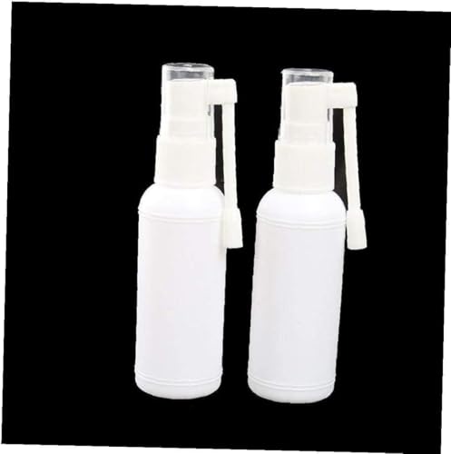 WLngtv 2 Pcs Empty Refillable Nasal Spray Bottles 40ml White