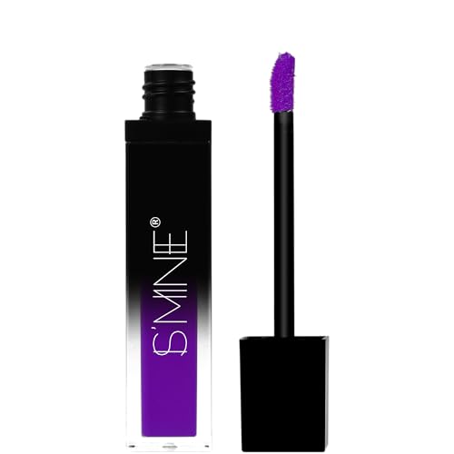 IS'MINE Purple Matte Liquid Lipstick #44 - Long Lasting Velvet Waterproof Lip Color
