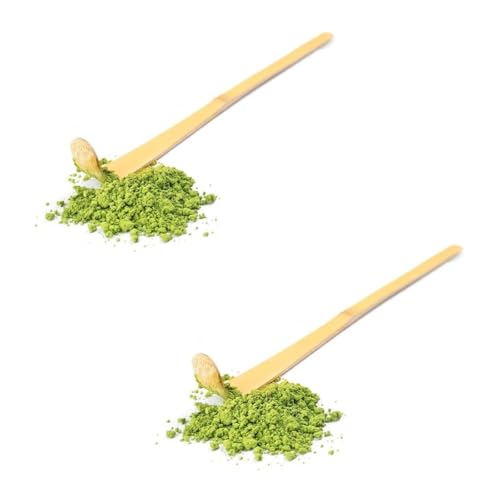 Brown Bamboo Matcha Scoop Set - Japanese Chashaku Tea Spoons