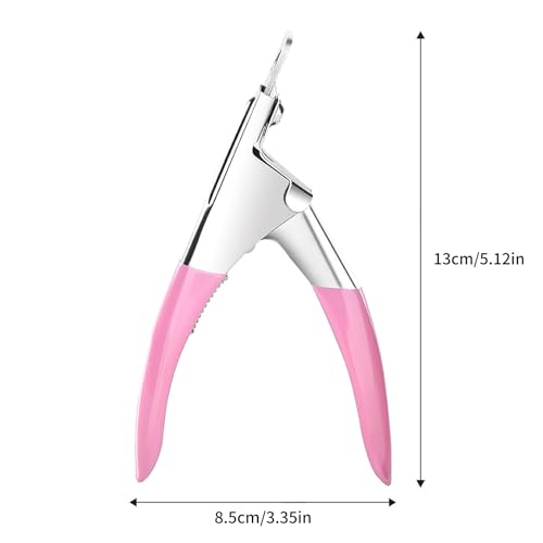 TAORANJU Professional Acrylic Nail Clipper for False Gel Tips & Manicure