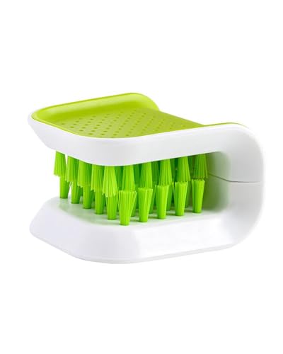 YQBOOM Green Knife Cleaning Brush - Double-Sided Utensil Cleaner