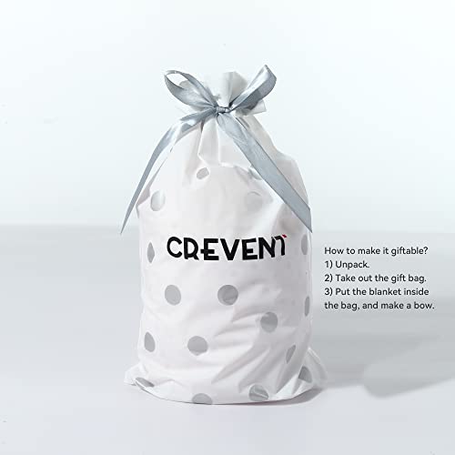 CREVENT Cozy Plush Baby Security Blanket for Boys & Girls