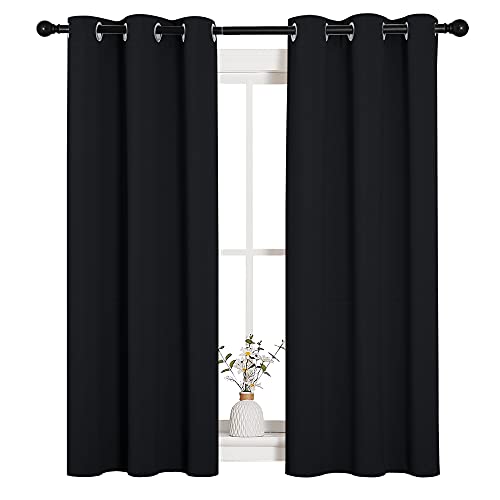 NICETOWN Blackout Curtains, 34"W x 54"L Grommet Drapes, 2-Panel Set