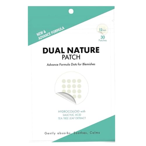 Dual Nature Hydrocolloid Blemish Patches 12mm with Salicylic Acid 30 Count