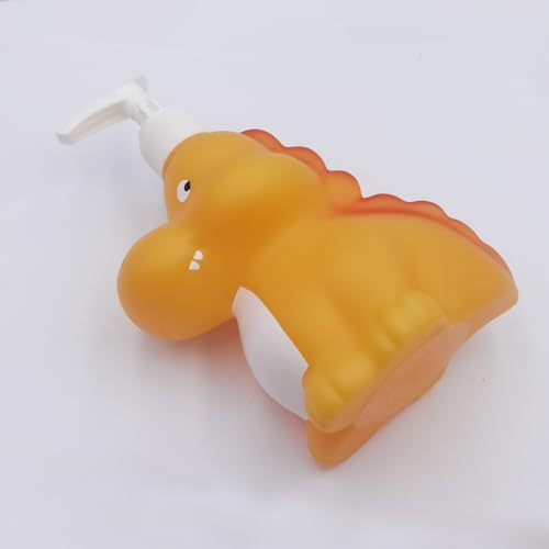 Cute Dinosaur Soap Dispenser - Adorable Yellow Design for Kids