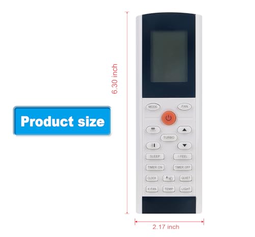 AULCMEET AC Remote Control for Gree Trane Air Conditioners