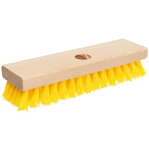Harrison Greys 7.87" Heavy Duty Deck Scrub Brush Head for Concrete & Wood