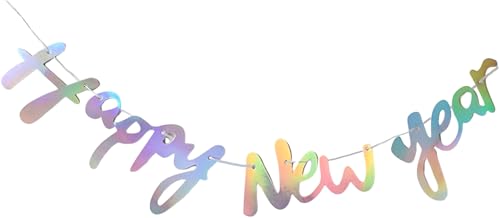 Colorful Happy New Year Banner 2026 - Festive Party Decoration
