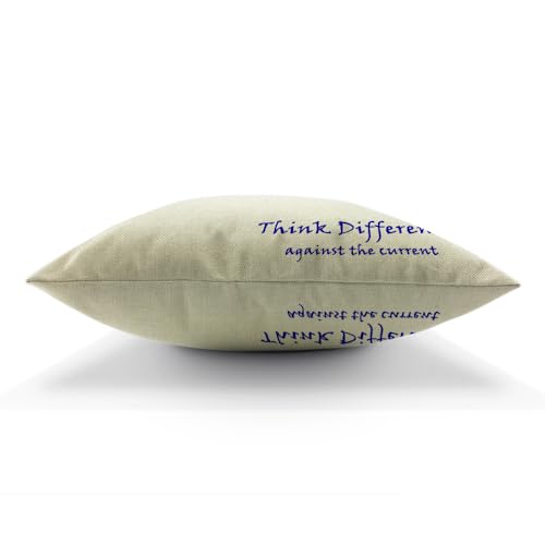 Moslion Many Fishes Throw Pillow Cover 18x18 Inch Cotton Linen - Pack of 1