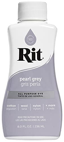Rit Pearl Gray Liquid Dye 8oz - Fabric & Home Colorant for Textiles