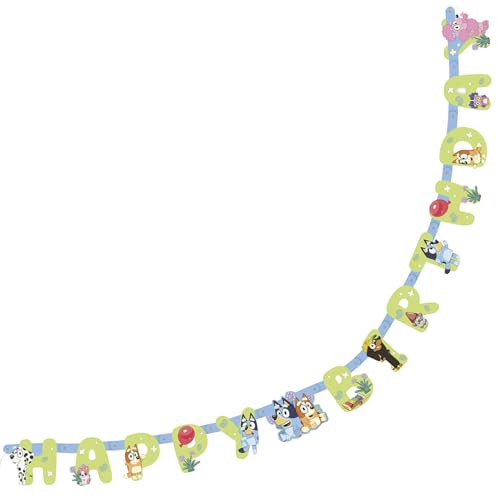 Bluey Jointed Banner - 6ft Multicolor Party Decoration