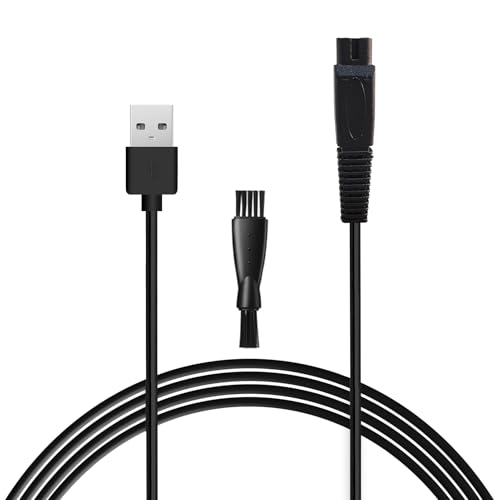 SEEHOM 5V USB Charging Cable for Freebird Head Shaver with Brush