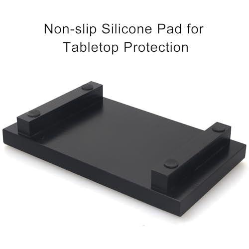 Black Wooden Bathroom Counter Tray - Rustic Soap Holder for Kitchen & Bath