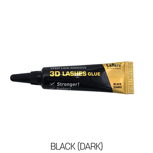 Laflare Waterproof Strip Lash Adhesive Glue - Black 0.25 oz