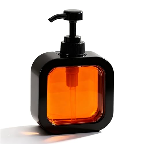 10oz Refillable Soap Dispenser - Leak-Proof PET Plastic - Black