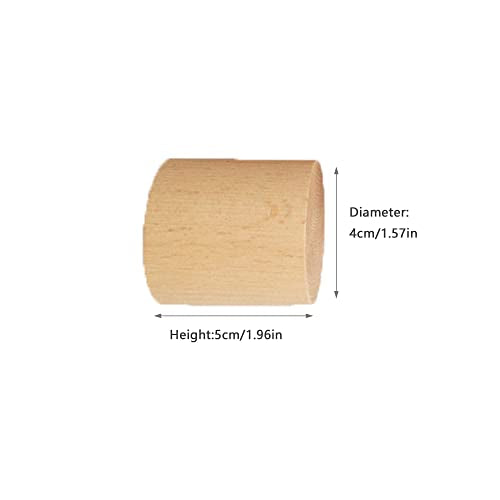 4 Pack Solid Wood Furniture Risers - 2 Inch Height Extenders