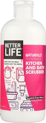 Better Life Stainless Steel Sink Cleaner - 16 Ounce Kitchen & Bath Scrubber