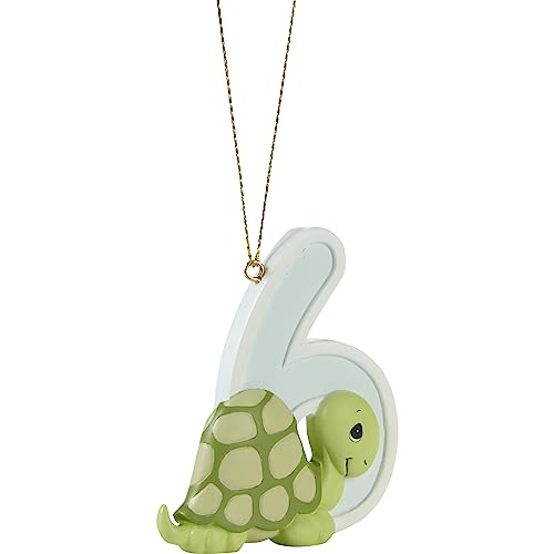 Precious Moments Bunny Age 6 Resin Ornament – 6th Christmas Keepsake