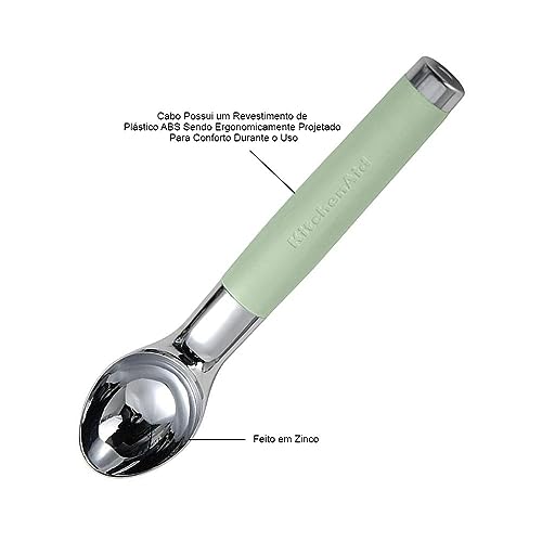 KitchenAid Classic Ice Cream Scoop, 8.5-Inch, Pistachio