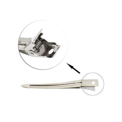 Metal Duckbill Hair Clips 30-Piece Alligator Curl Clips for Styling & DIY