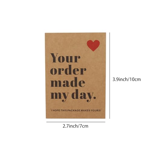 120 Pack Thank You Cards for Small Business | 3.9 x 2.7 Inches | Brown Customer Appreciation Cards