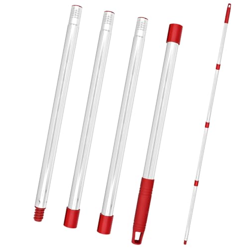Ocedar Compatible Mop Handle - Red, Adjustable 30-58 inch Replacement Stick