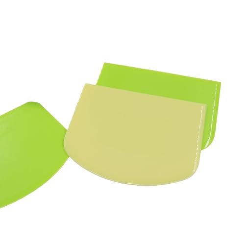 Dough Scraper Set - 3 Pcs Flexible Plastic Kitchen Tools
