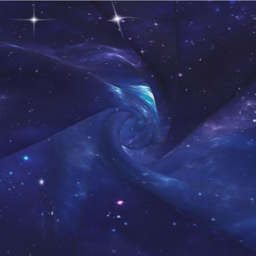 BEITUOLA Galaxy Lumbar Throw Pillow Covers, 12x20 Inch Purple Set of 2