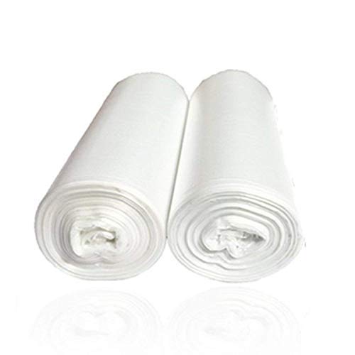 7-Almond 2 Gallon Small Trash Bags, Clear Wastebasket Can Liners - 100 Count