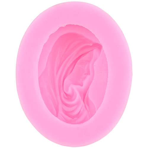Nun Silicone Fondant Mold for Cake Decorating & Candy Making