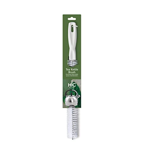 HIC Kitchen Tea Kettle Cleaning Brush for Spouts - 13-Inch Flexible Tool