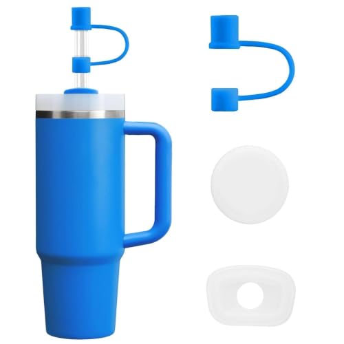 MOLOSLEEVE Straw Toppers for Stanley 30oz/40oz Tumblers - Blue