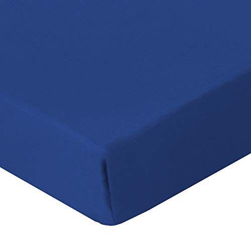 Fitted Crib Sheets for Boys & Girls - 2 Pack, Grey & Navy