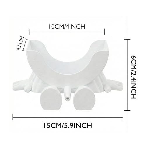 AUREHEN Cute Hanging Sponge Holder with Drainage & Legs
