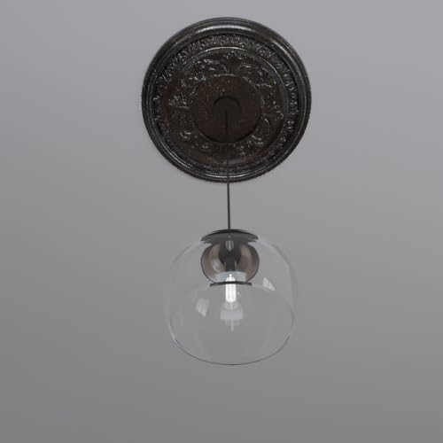 22" PVC Ceiling Medallion – Textured Metallic Galaxy, 22"OD