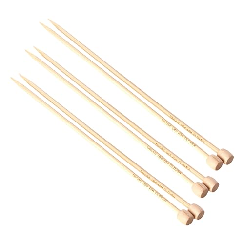 Clover Takumi Bamboo Single Point Knitting Needles - Size 6 (4.0mm), 9-Inch