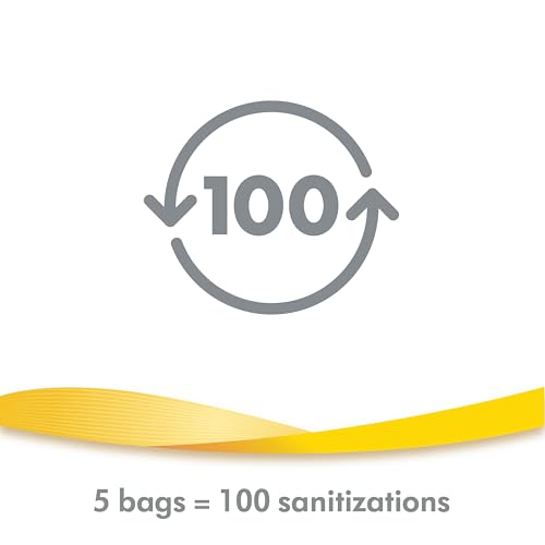 Medela Quick Clean Micro-Steam Bags for Breast Pump Parts - 5 Count