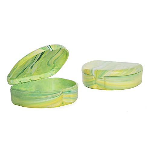 Blasting Health Designer Marble Retainer Case for Aligners & Mouth Guards