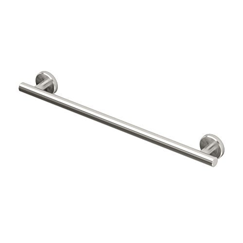 Gatco 887 Latitude II 18-Inch Bathroom & Shower Safety Grab Bar, Wall Mounted Stainless Steel, Satin Nickel