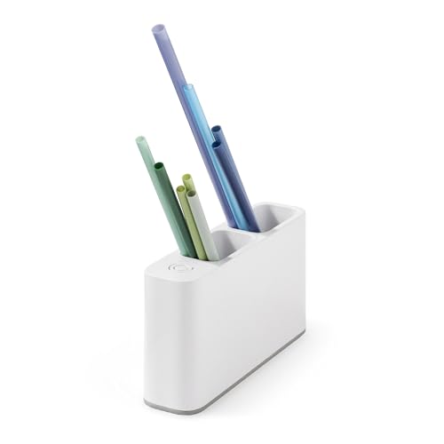 YouCopia SipStation Straw Holder - 20 Straw Capacity Organizer