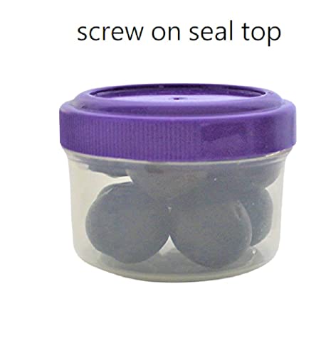 Leakproof Mini Condiment Cups 4-Pack – 1.18 oz BPA-Free Containers