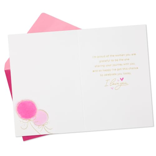 Hallmark Romantic Birthday Card for Her - Grateful to Share Your Journey