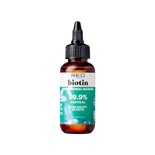 Red by Kiss Biotin Infused Natural Hair Oil, 2.5 Fl Oz
