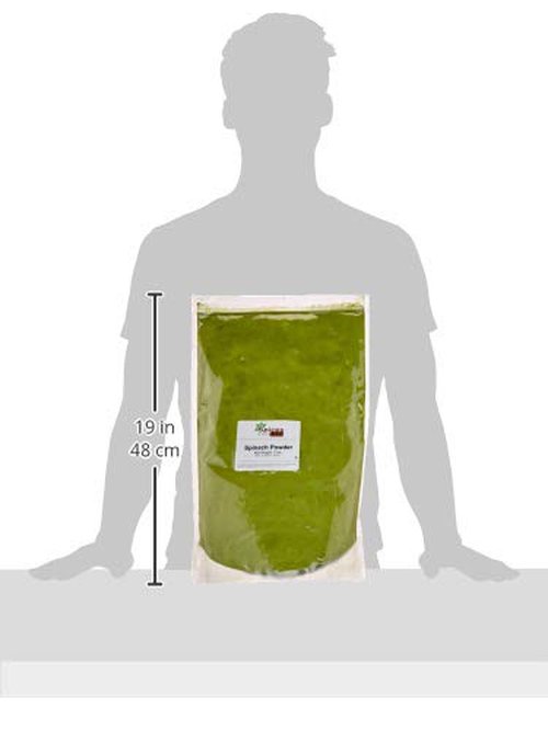 SFL Spinach Powder - 5 lbs Bulk - Resealable Bag - Kosher - Premium Quality