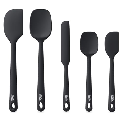 Redfly 5-Piece Heat-Resistant Silicone Spatula Set for Cooking