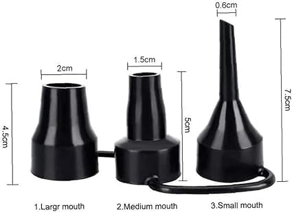 Replacement Air Pump Nozzles for Inflatable Beds - 3 Sizes