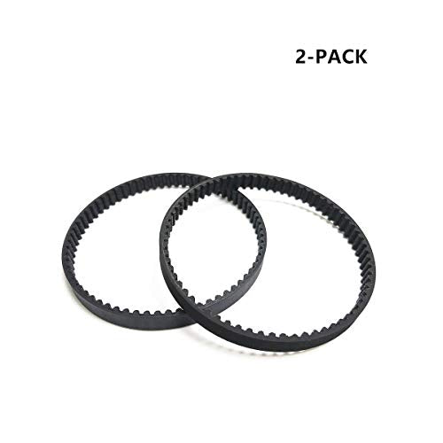 Replacement Vacuum Belt for Shark Navigator Deluxe NV42 Series (2 Pack)