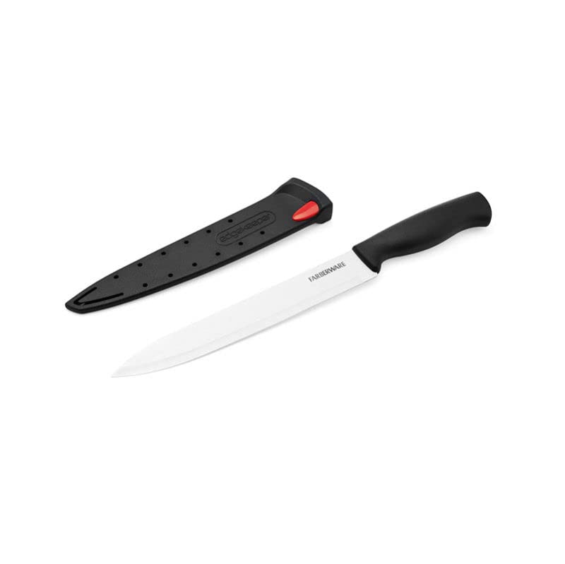 Farberware Edgekeeper 10-Inch Slicing Knife with Self-Sharpening Cover